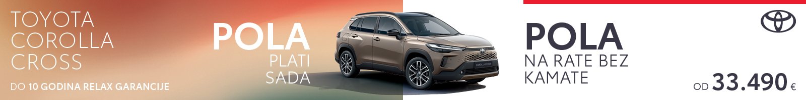 Toyota Corolla Cross akcija oktobar 2025